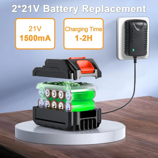 Jet Blower 48V with Charger with 2 x Rechargeable Batteries