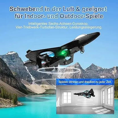 Remote Controlled Aeroplane L0712 Drone with LED Lights, 3D Stunt & Hovering
