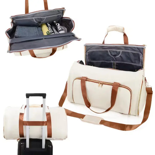 3-in-1 Travel Duffel Bag  Waterproof Garment Organizer