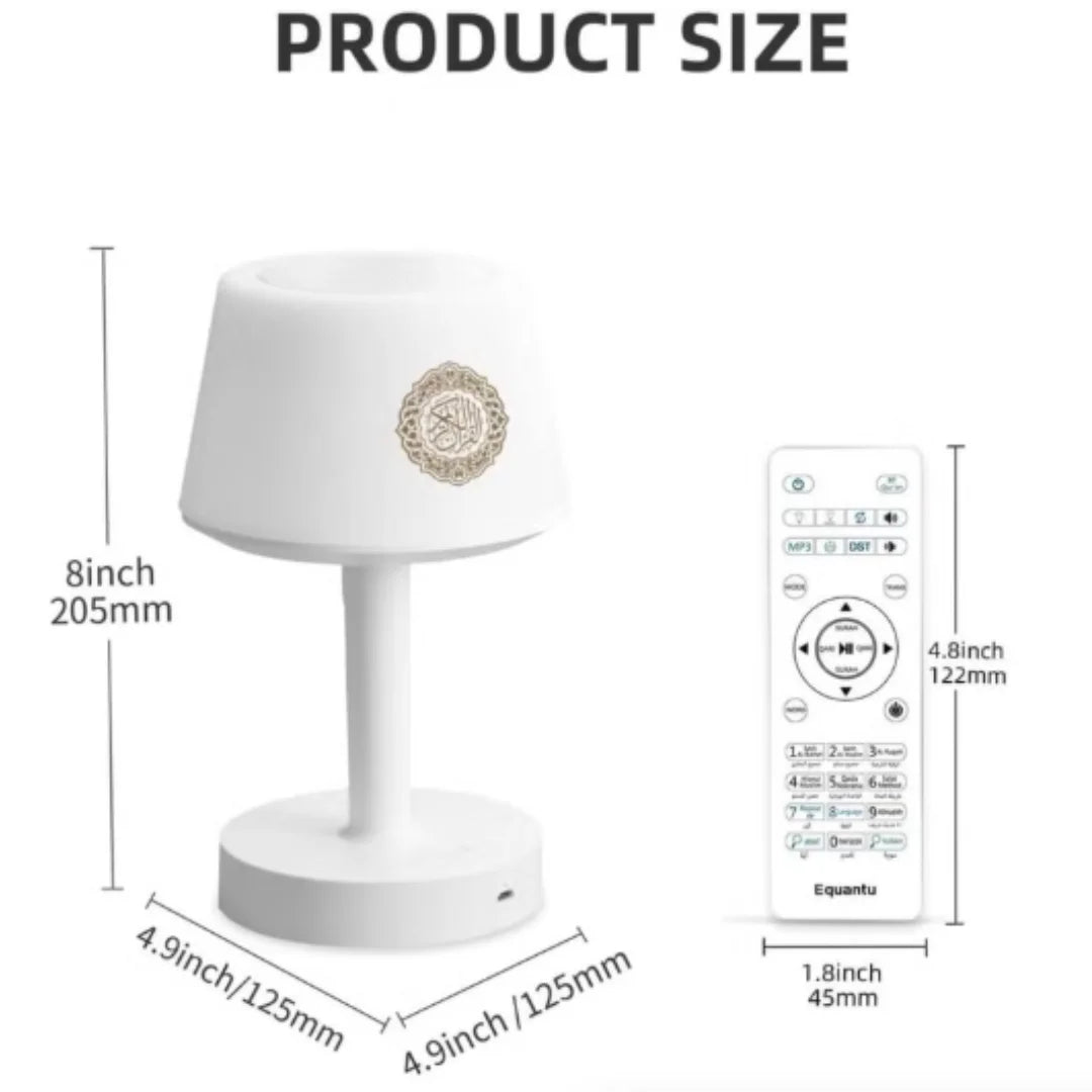 Quran Smart Touch LED Lamp with Bluetooth Speaker and Remote