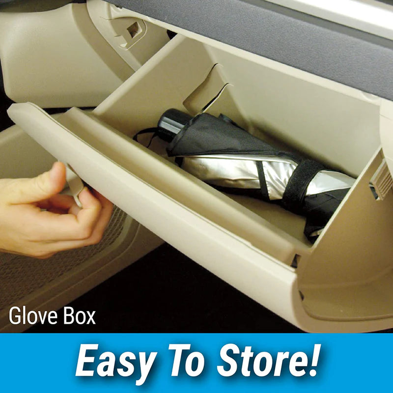 BrellaShield Car Windshield Sun Shade — Instant UV Protection