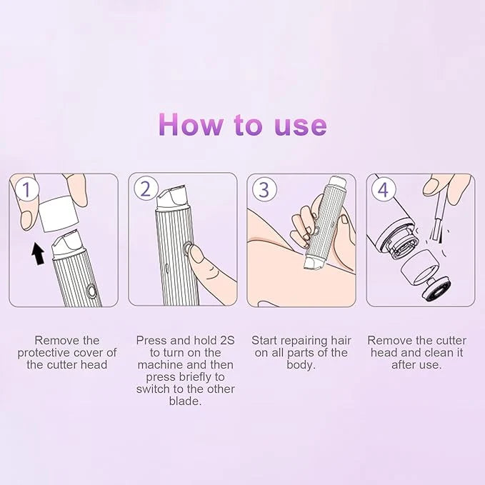 Double Head Electric Shaver – Wet & Dry