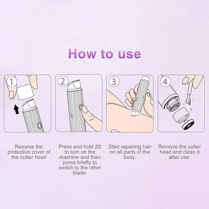 Double Head Electric Shaver – Wet & Dry