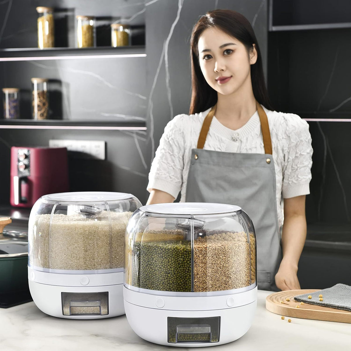 360° Rotating Dry Food Dispenser